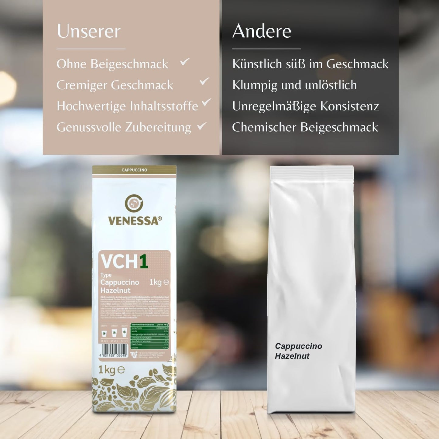 VENESSA Cappuccino Hazelnut VCH1 1kg