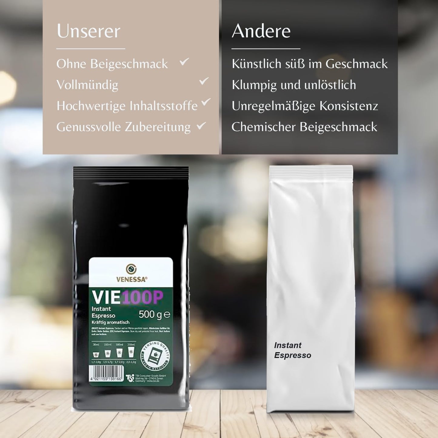 VENESSA Instant Espresso VIE 100P 500g