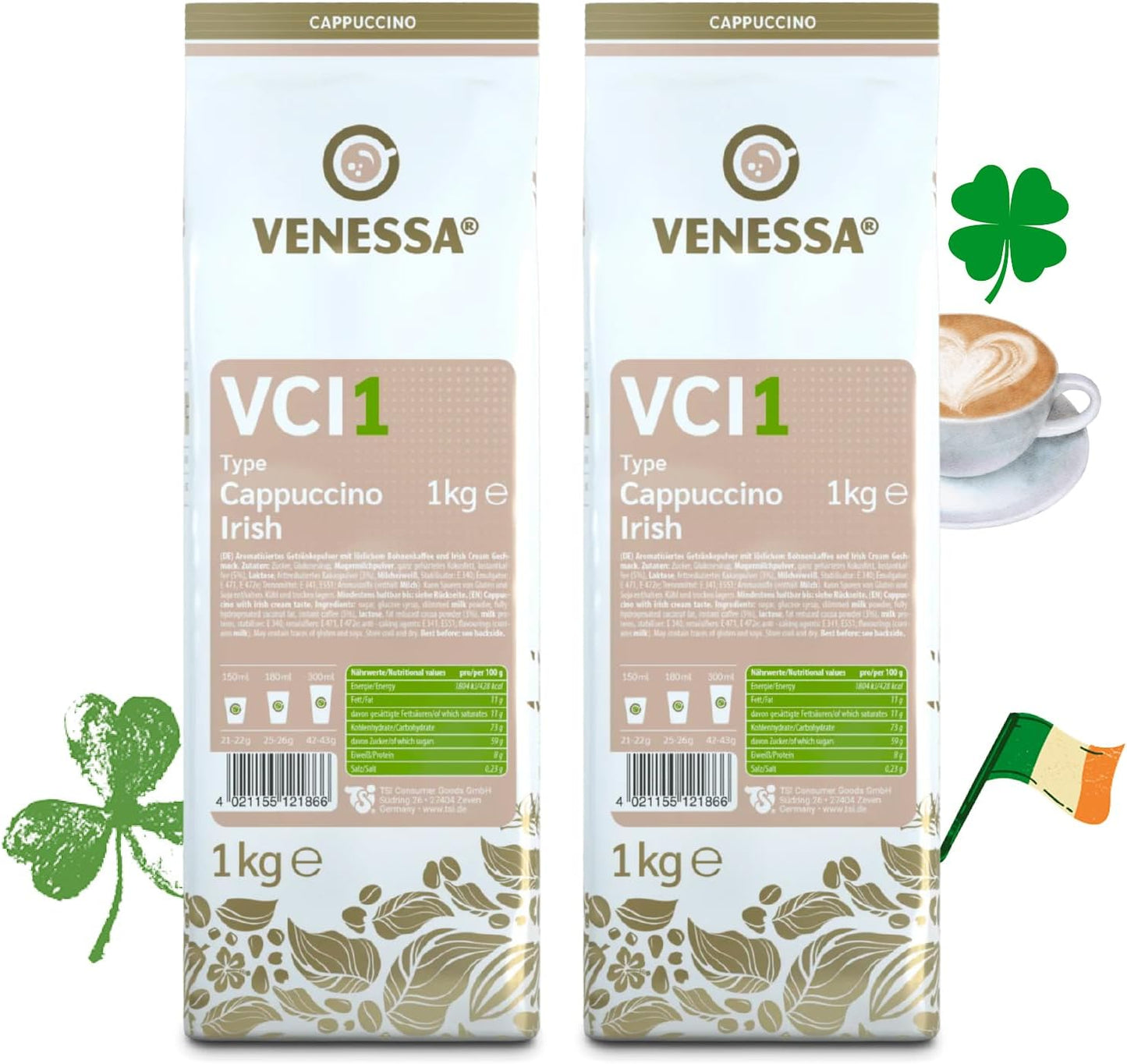VENESSA Cappuccino Irish VCI1 1kg
