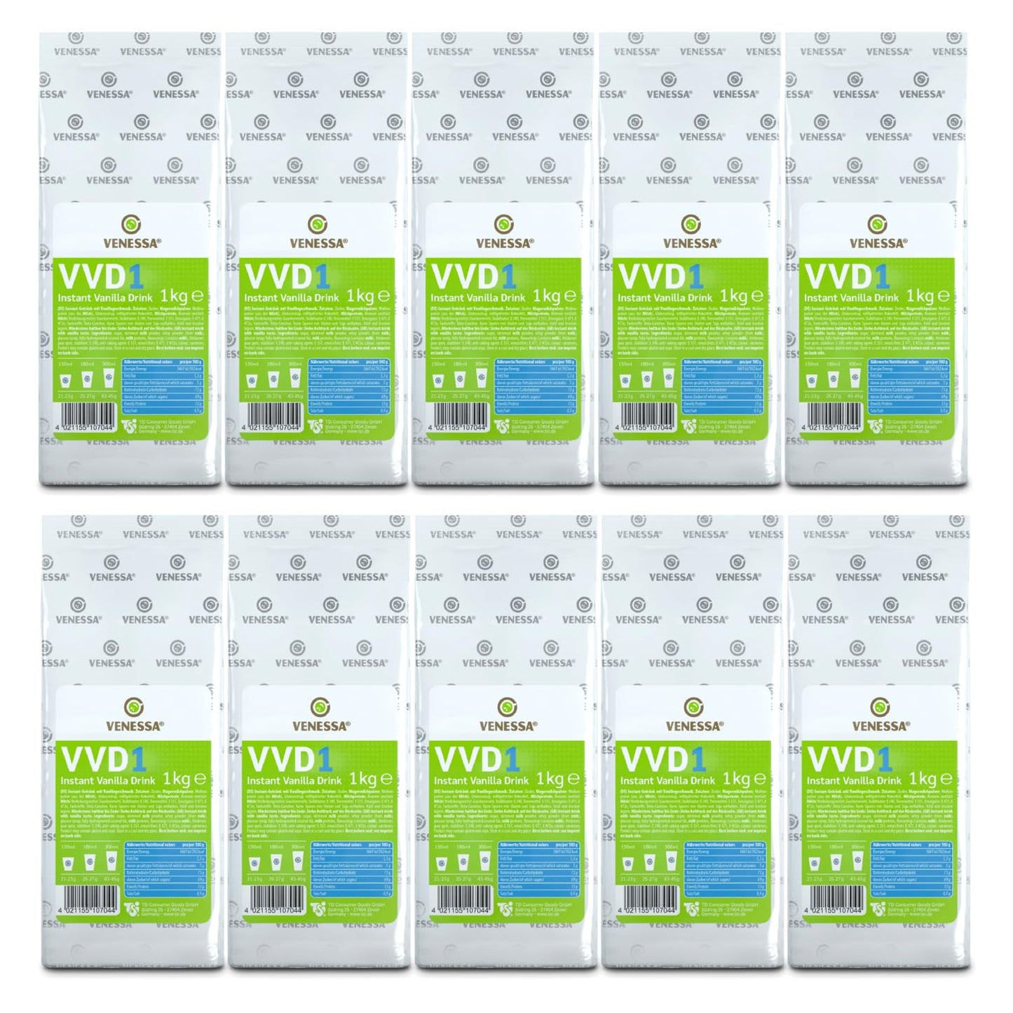 VENESSA Vanilla Drink VVD1 (10 x 1kg)