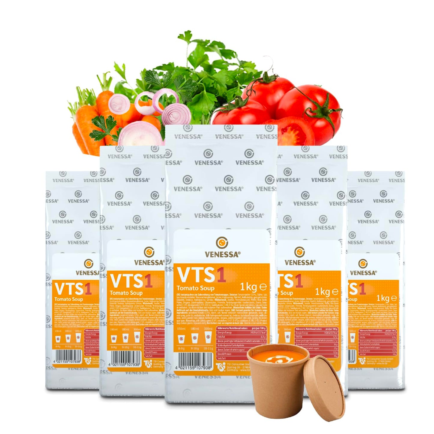 VENESSA Tomato Soup VTS1 (10 x 1kg)