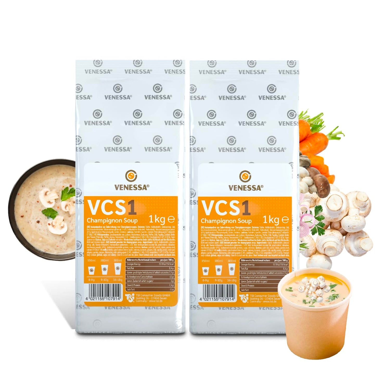 VENESSA Champignon Soup VCS1 1kg