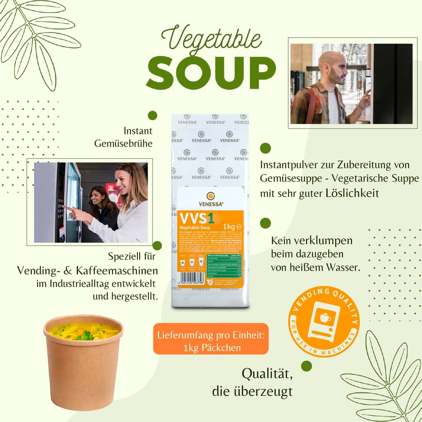VENESSA Vegetable Soup VVS1 1kg