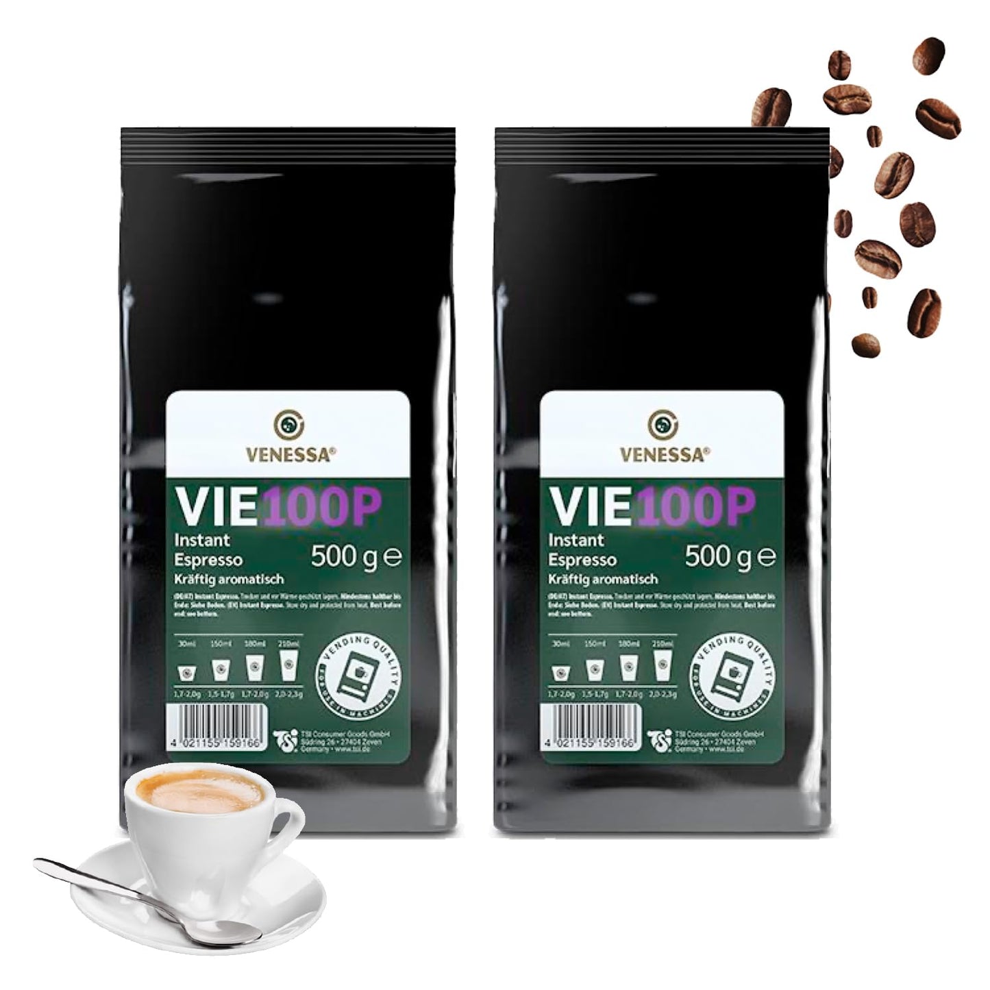 VENESSA Instant Espresso VIE 100P 500g