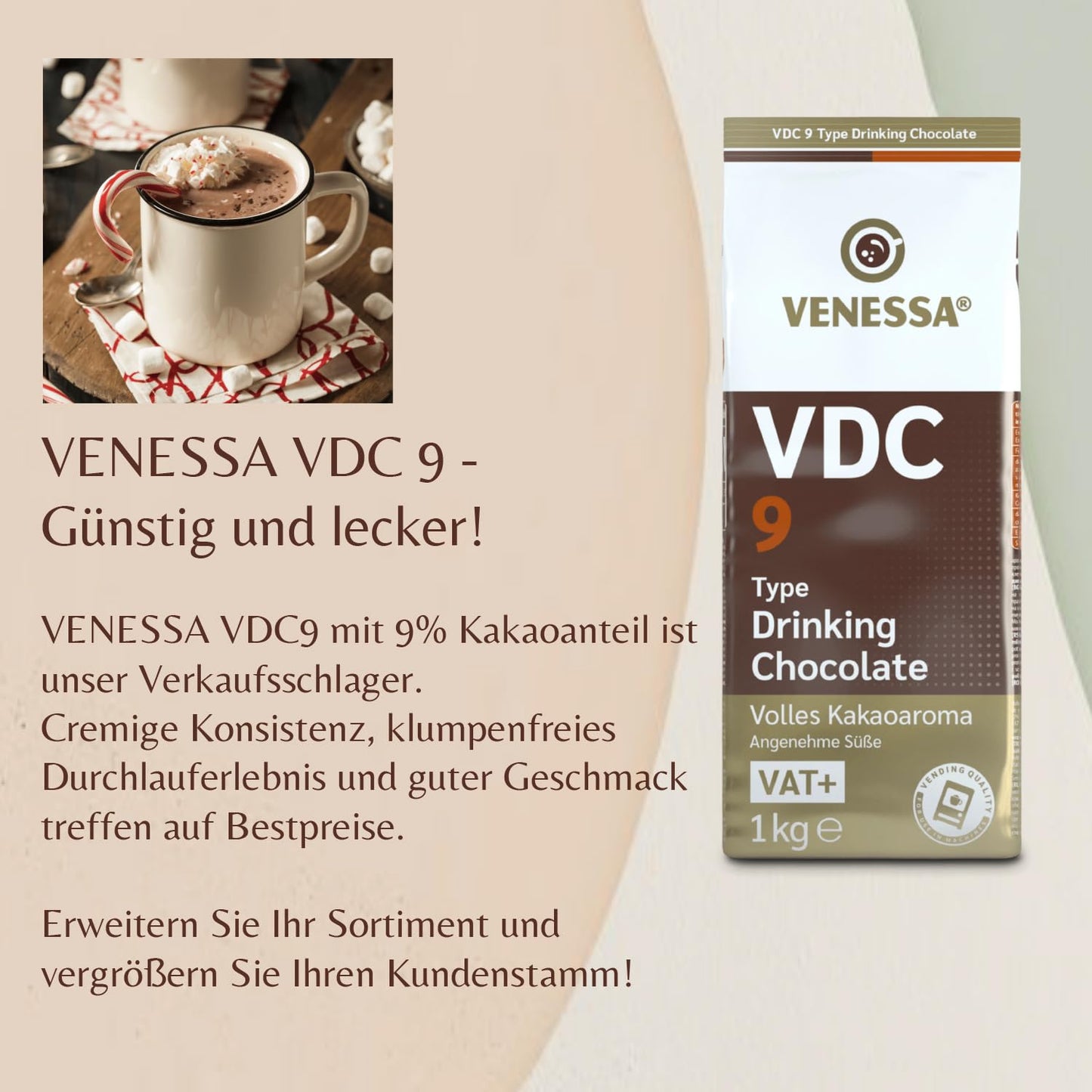 VENESSA Trinkschokolade VDC9 (10 x 1kg)