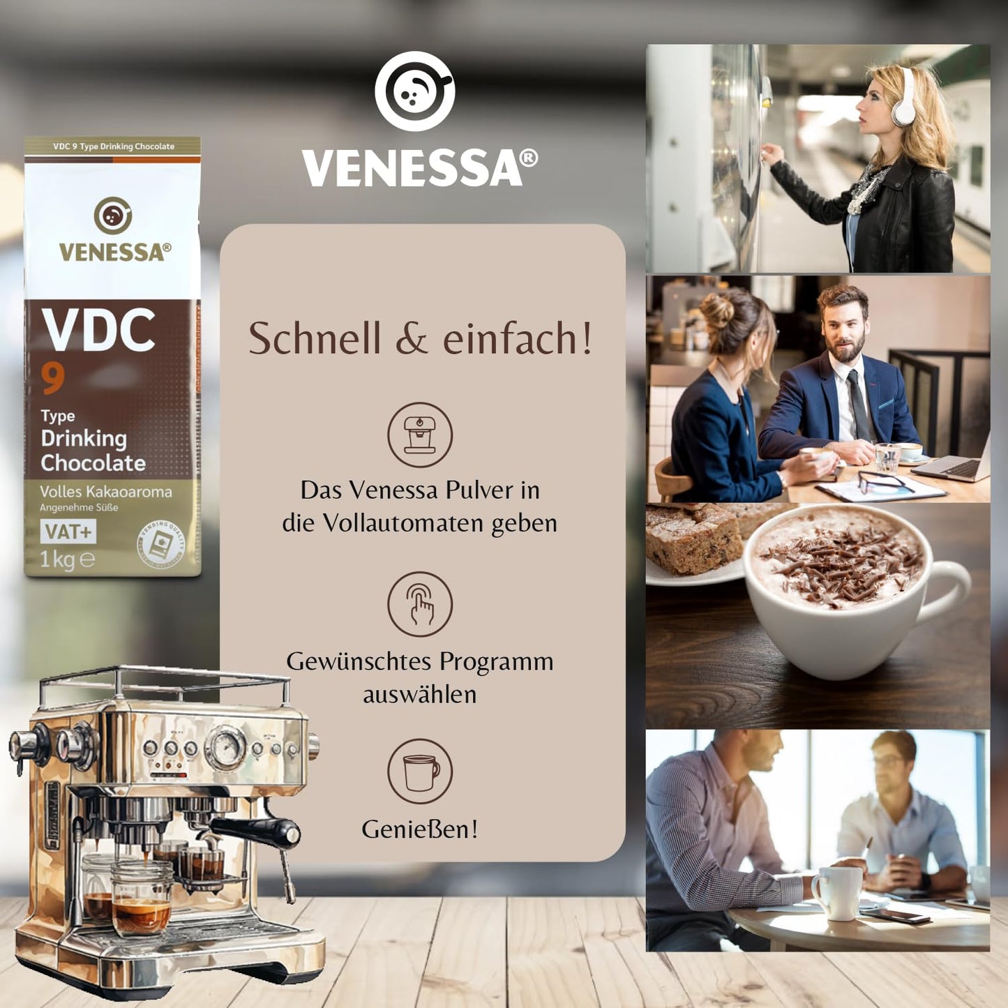 VENESSA Trinkschokolade VDC9 (10 x 1kg)