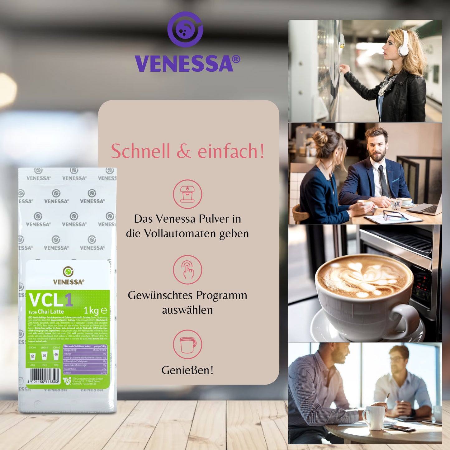 VENESSA VCL1 Chai Latte 1kg