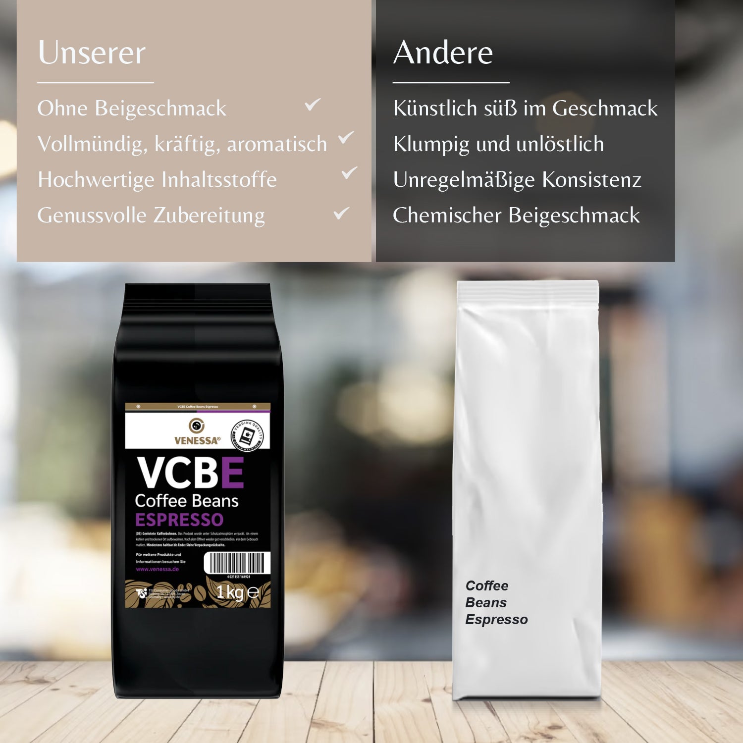 VENESSA VCBE Espressobohnen 1kg