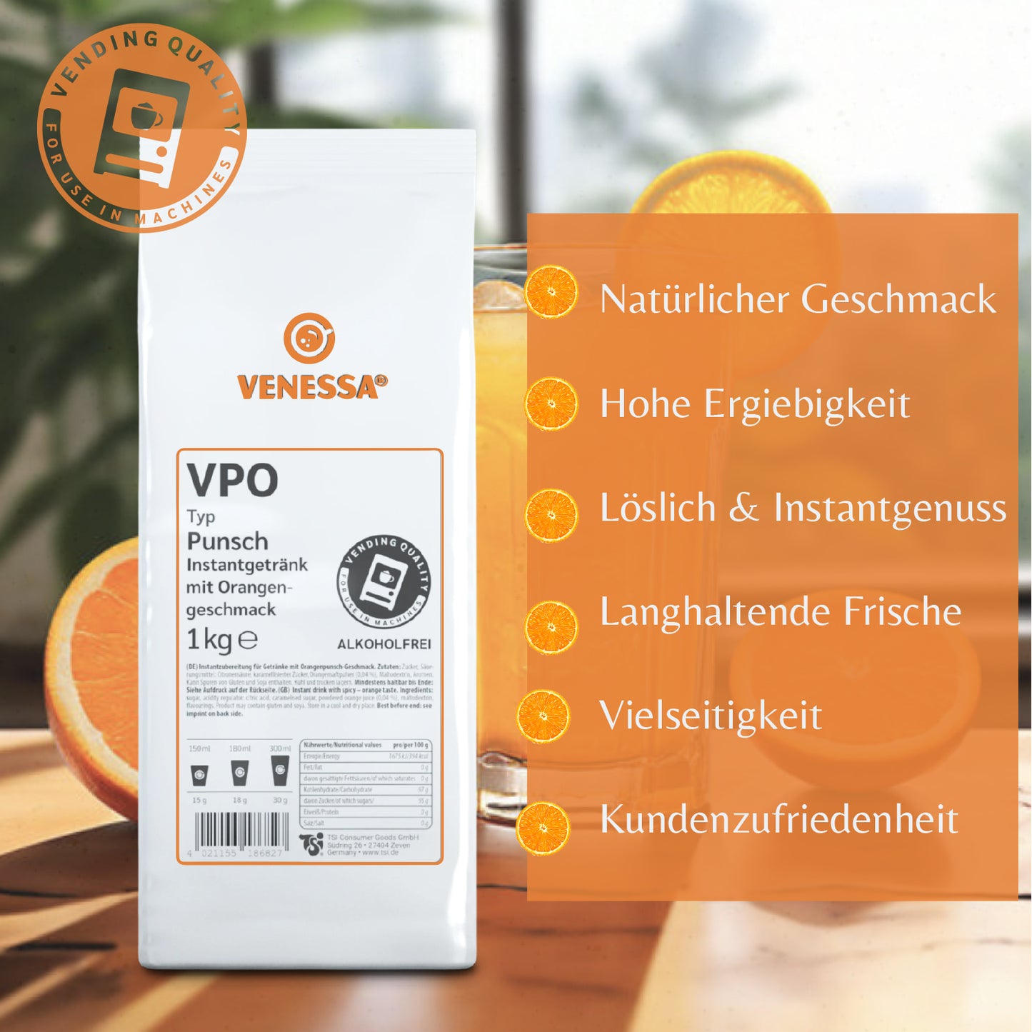 VENESSA Punsch Orange 1kg