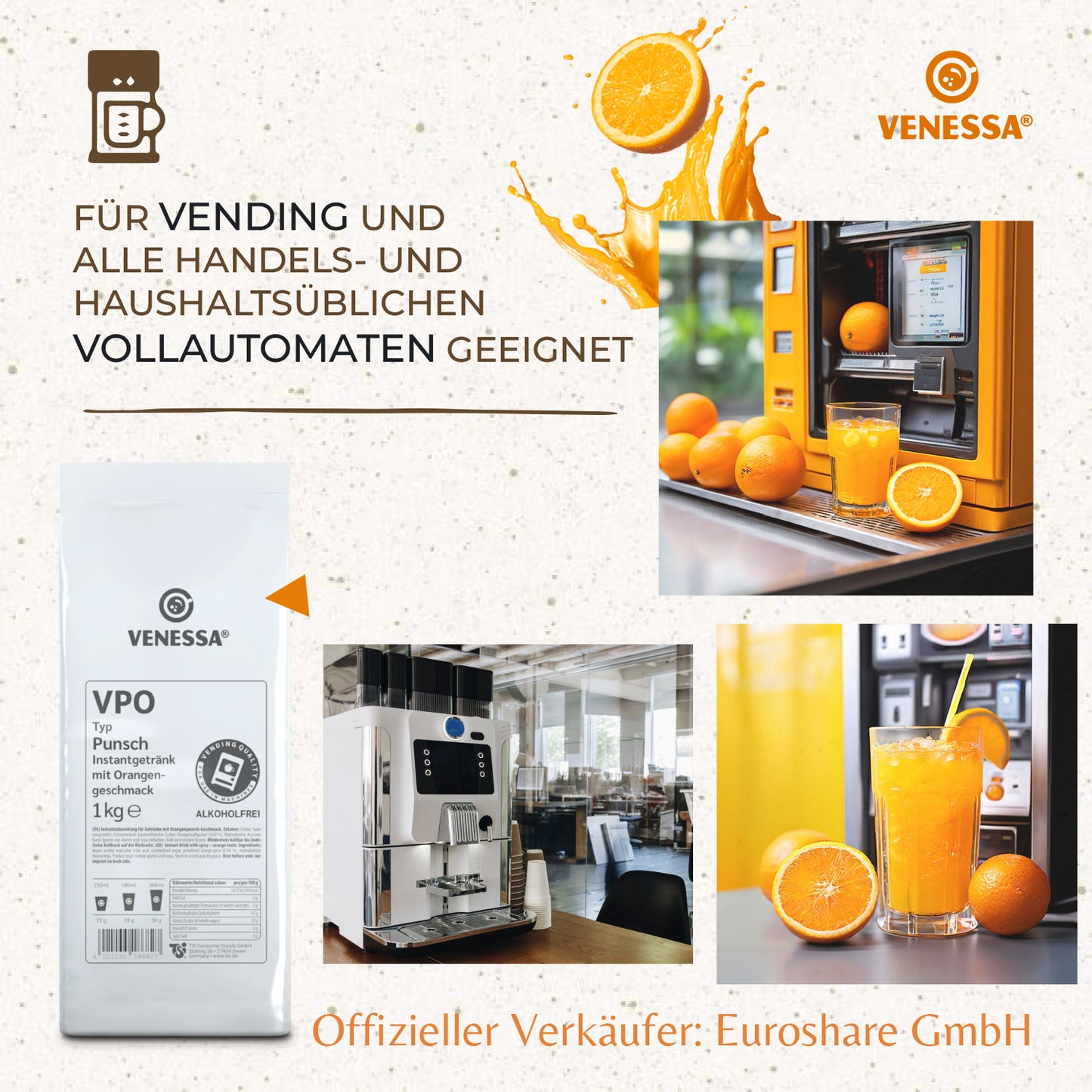 VENESSA Punsch Orange (10 x 1kg)