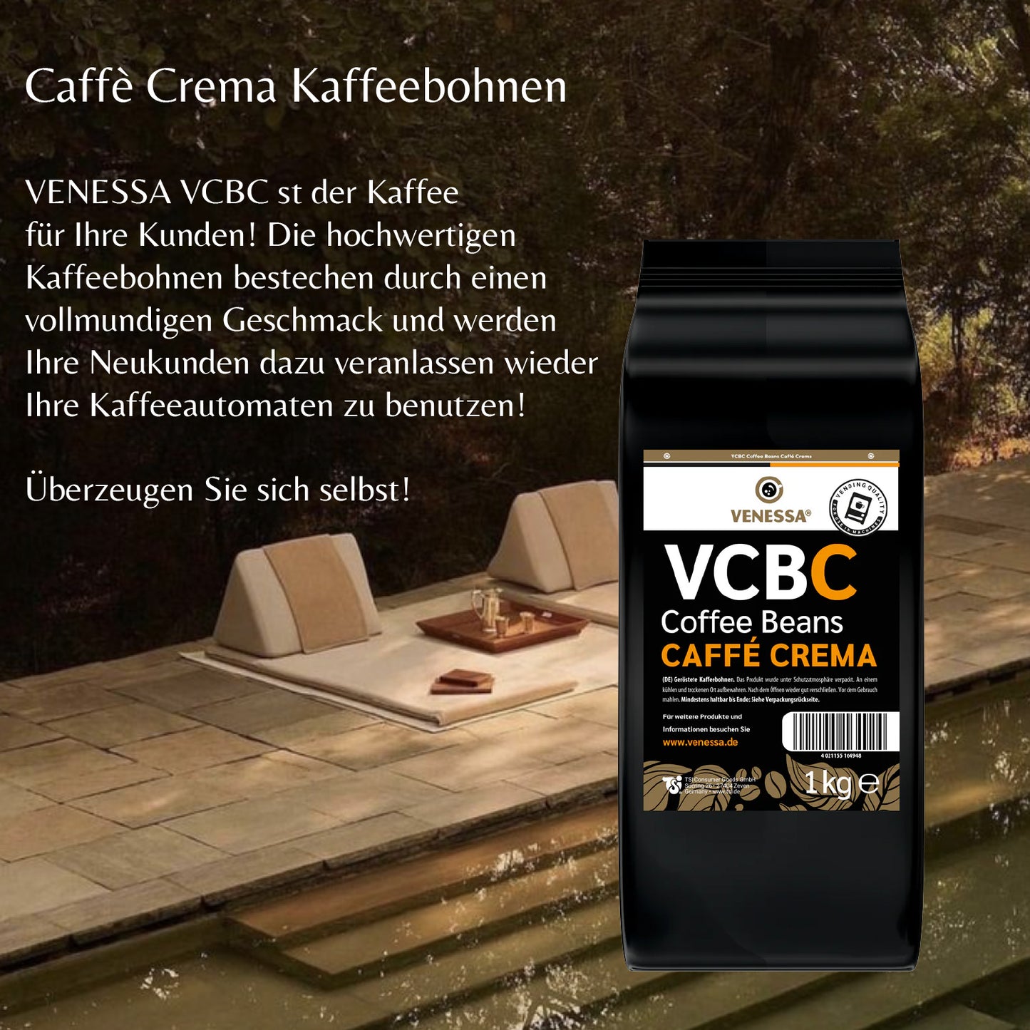 VENESSA Caffè Crema VCBC (8 x 1kg)