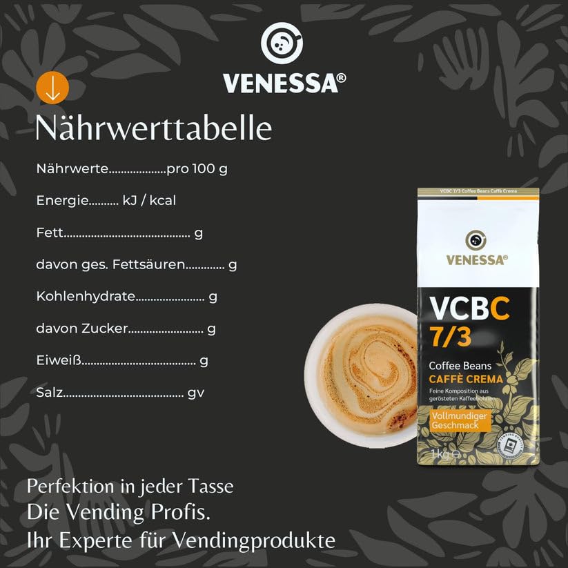 VENESSA Caffè Crema VCBC 7/3 (12 x 1kg)