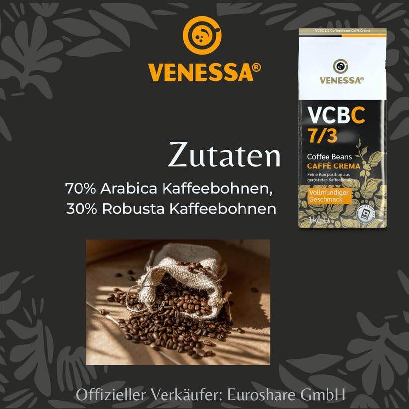 VENESSA Caffè Crema VCBC 7/3 (12 x 1kg)