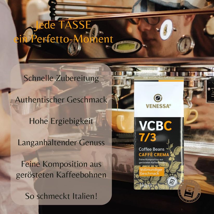 VENESSA Caffè Crema VCBC 7/3 (12 x 1kg)