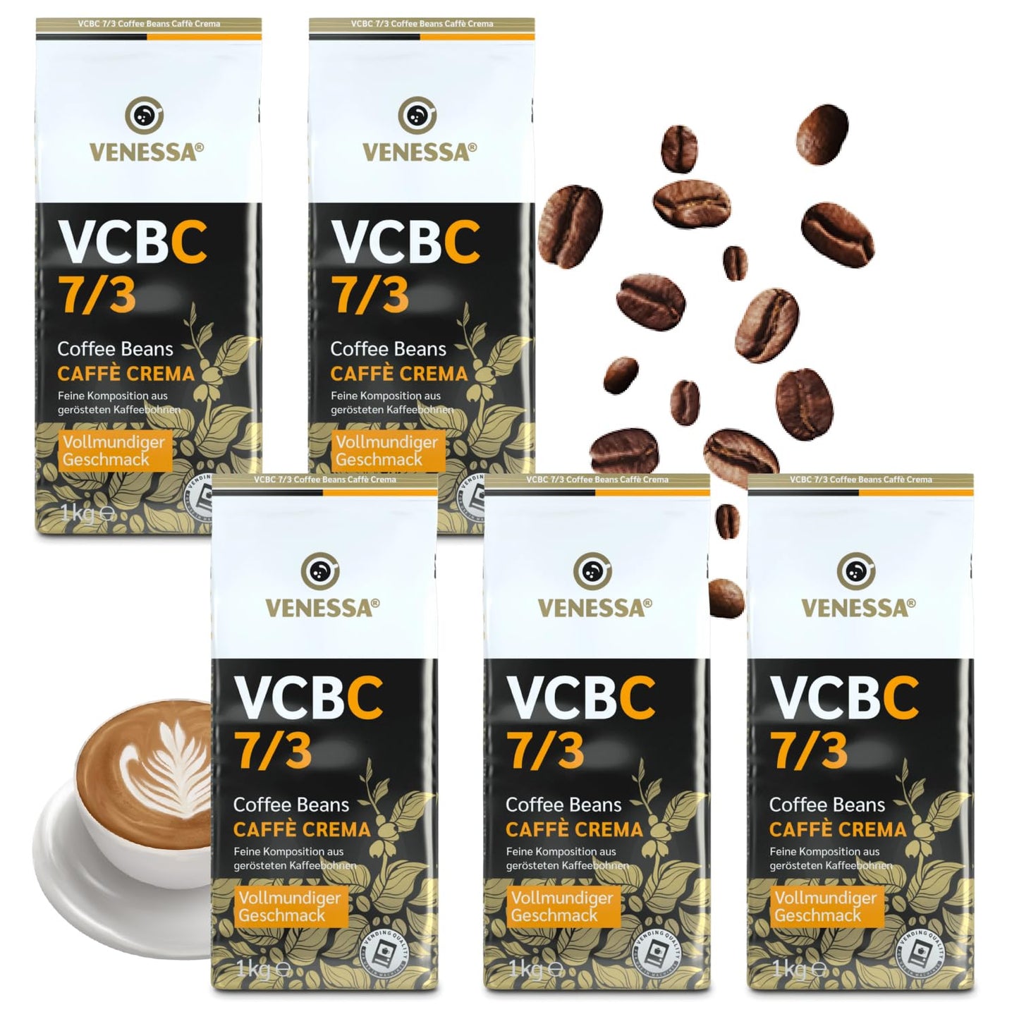 VENESSA Caffè Crema VCBC 7/3 (12 x 1kg)