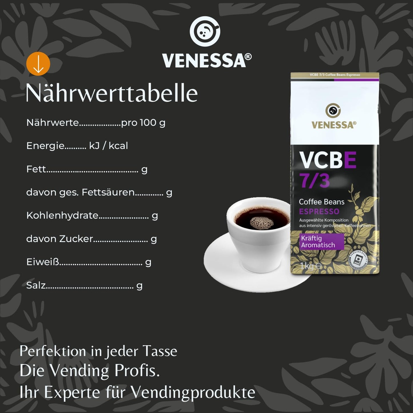 VENESSA Espresso VCBE 7/3 (12 x 1kg)