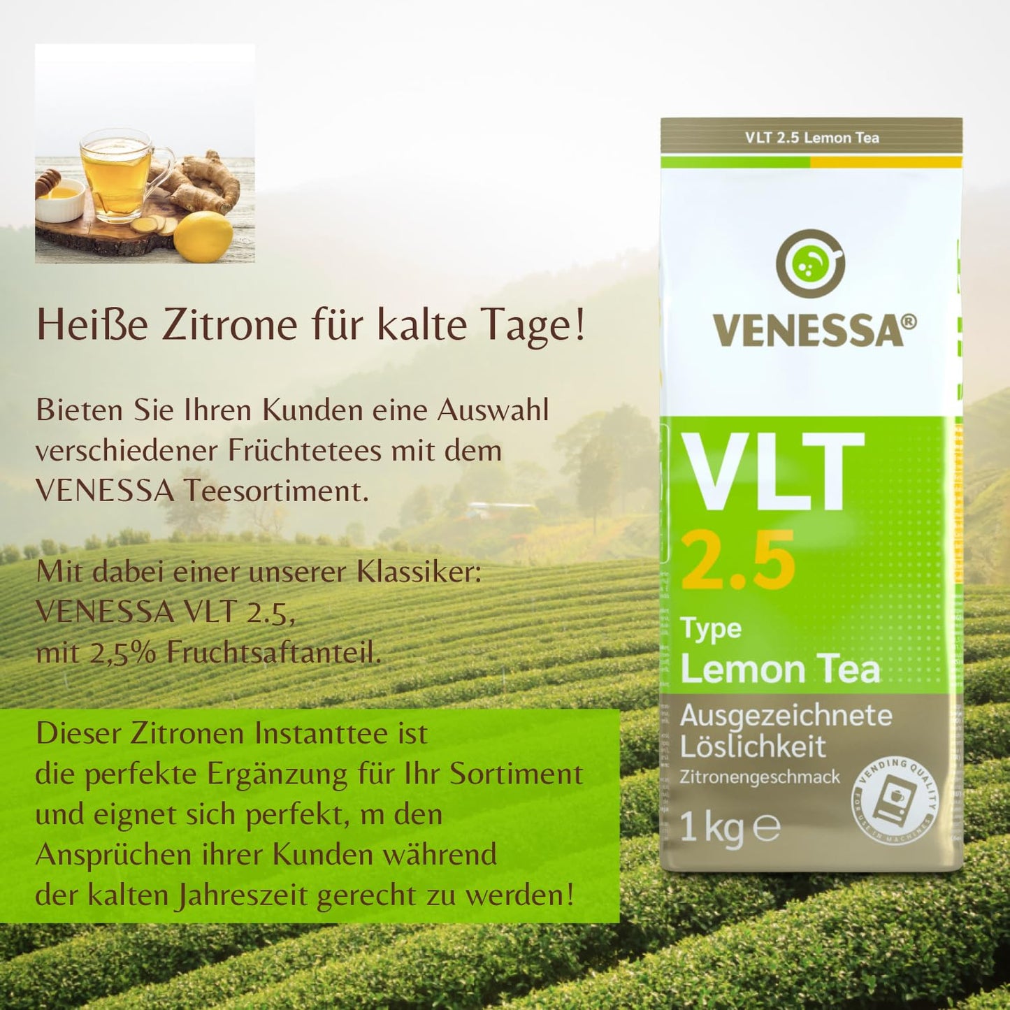 VENESSA Lemon Tea VLT 2.5 (10 x 1kg)