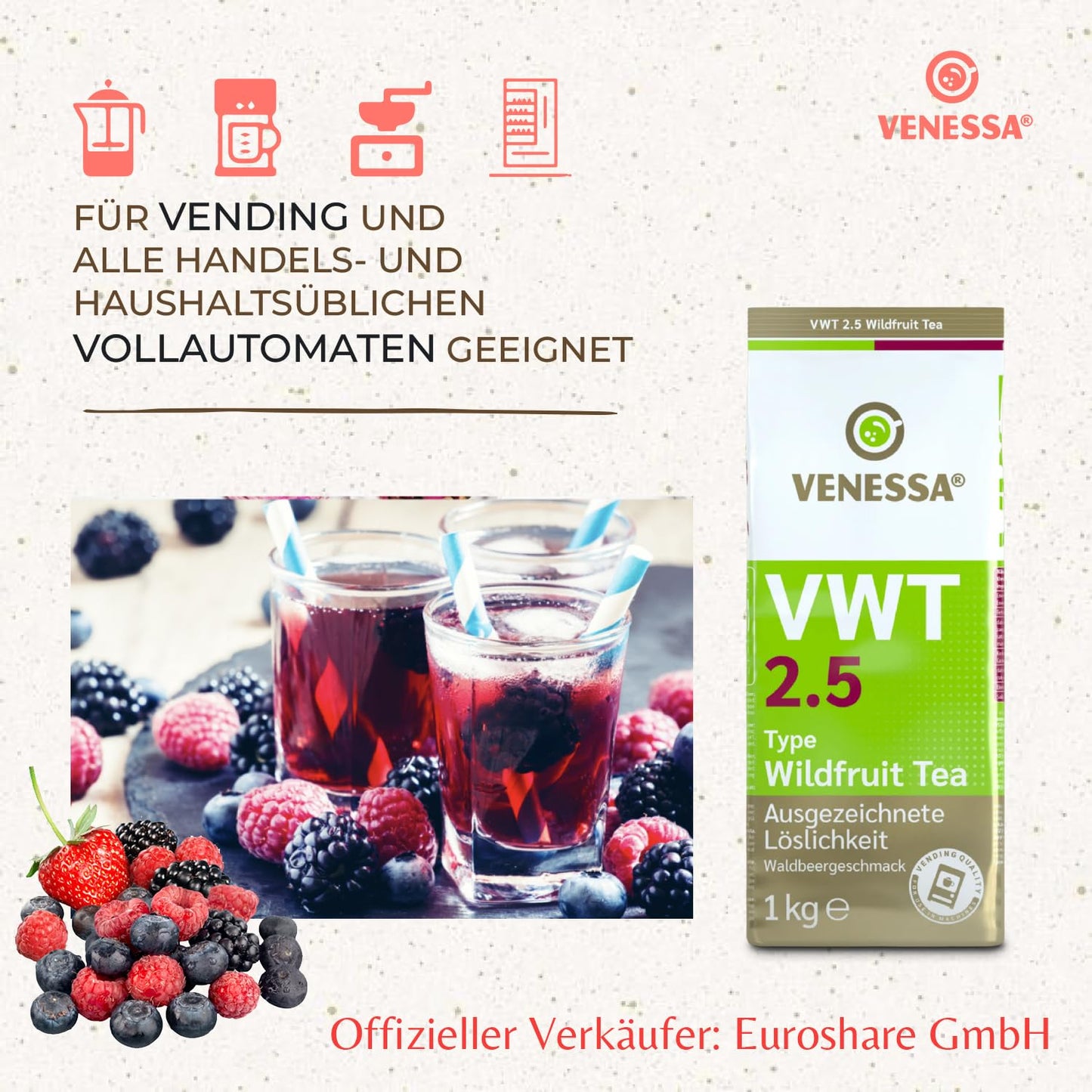 VENESSA Wildfrucht Tee VWT2.5 (10 x 1kg)