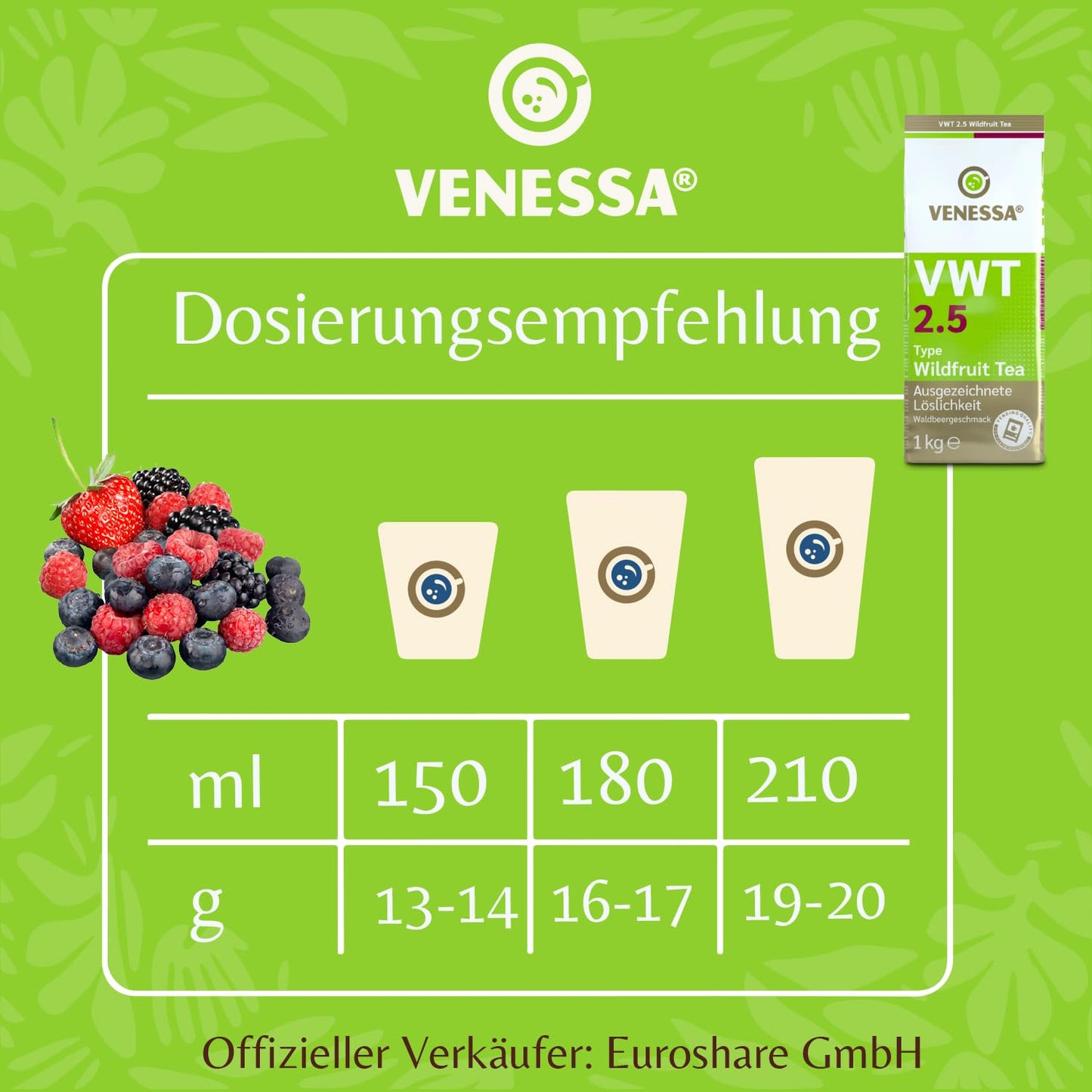 VENESSA Wildfrucht Tee VWT2.5 (10 x 1kg)