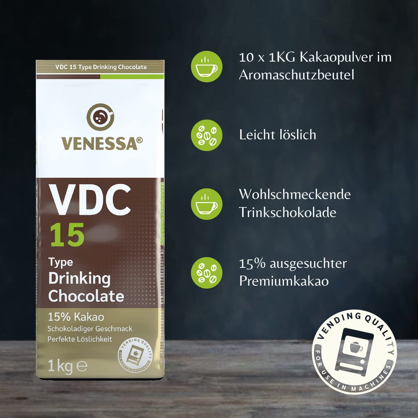 VENESSA Trinkschokolade VDC15 (10 x 1kg)