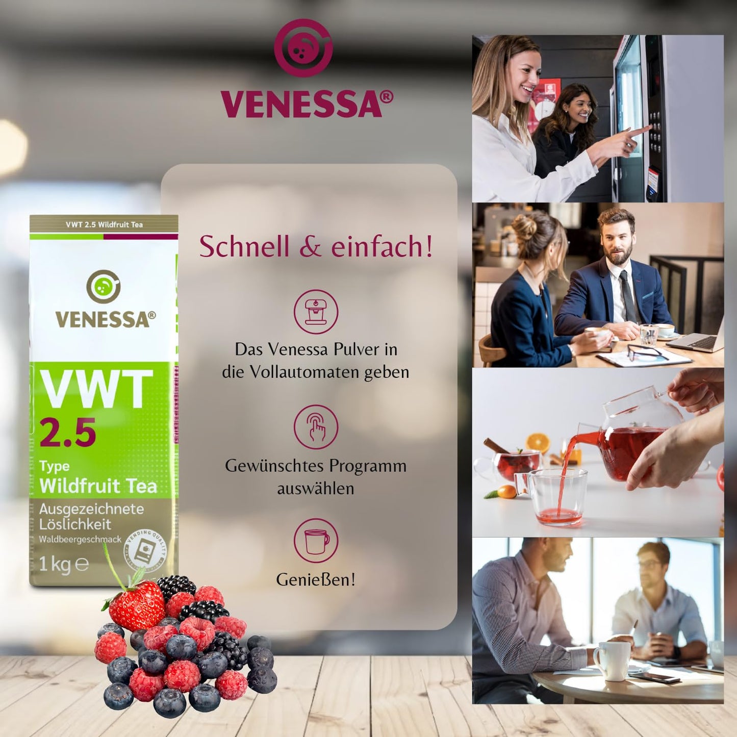 VENESSA Wildfrucht Tee VWT2.5 (10 x 1kg)