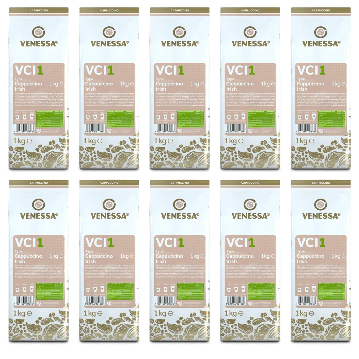 VENESSA Cappuccino Irish VCI1 (10 x 1kg)